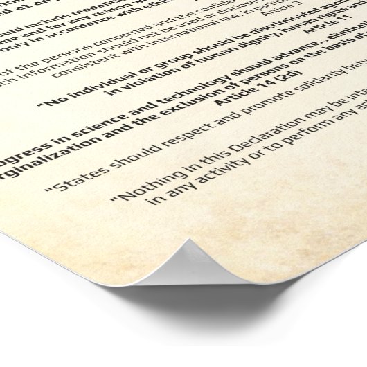 「差別なし」人権X小ポスター ポスター (角)