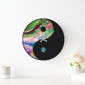 差引時間の陰陽 ラージ壁時計 (ホーム)