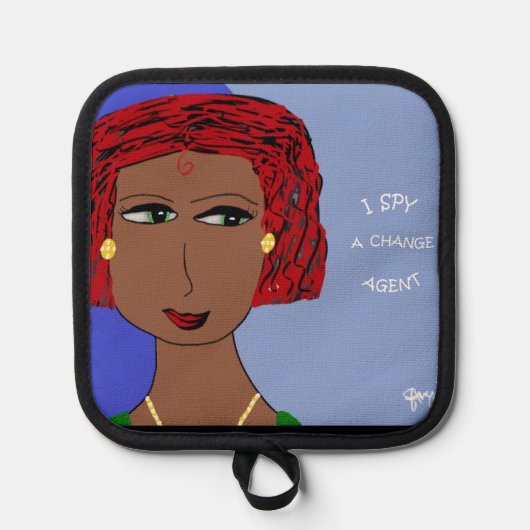 差配人の間探ってみる 鍋敷き (正面)