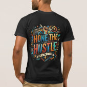 己のハッスルを磨け Tシャツ (裏面)