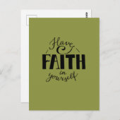 己を信じ給え ポストカード (正面/裏面)