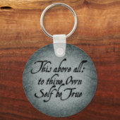 己を真実とする キーホルダー (正面)