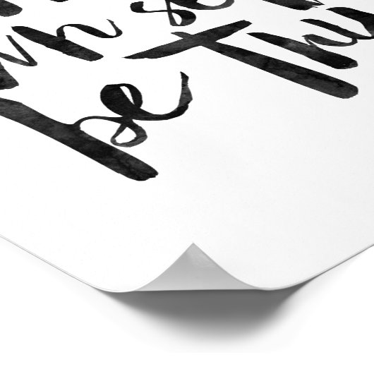 己を真実とする ポスター (角)