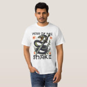 巳年の干支 中国の新年 Tシャツ (正面フル)