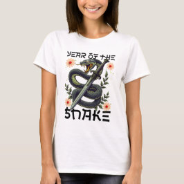 巳年の干支 中国の新年 Tシャツ