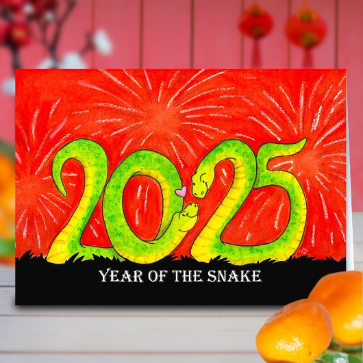 巳年の年賀状 2025 シーズンカード
