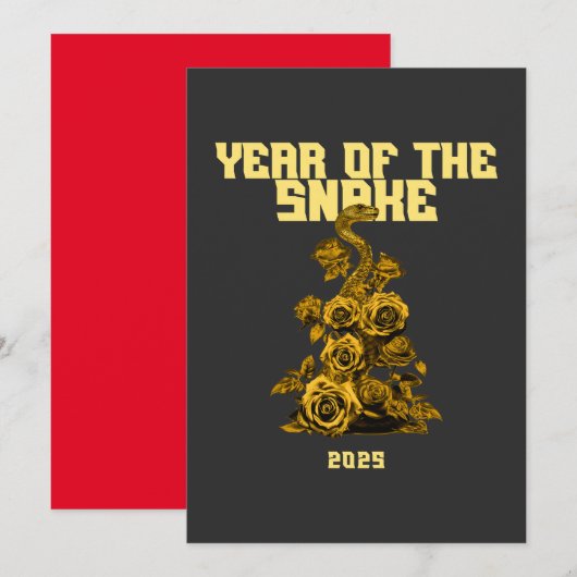 巳年2025 シーズンカード (正面/裏面)