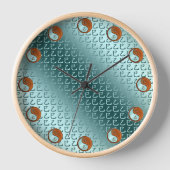 巳年(木の蛇) 壁時計 (正面)