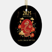 巳年 2025年旧正月 中国の新年 セラミックオーナメント (右)
