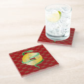 巳年 2025年 金貨 中国旧正月 ガラスコースター (アングル)