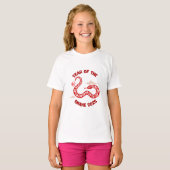 巳年 2025 赤 Tシャツ (正面フル)