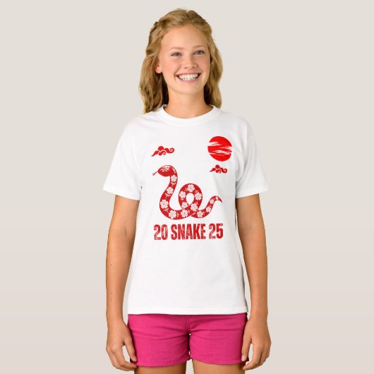 巳年 2025 Tシャツ (正面フル)