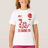 巳年 2025 Tシャツ (正面)