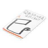 巳　イラスト　漢字 マグネット (左側)