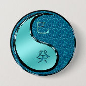巳 缶バッジ (正面)