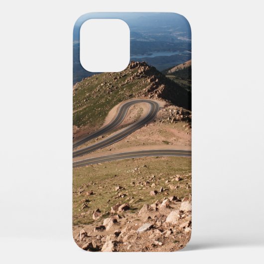 巻き上がった道路の航空写真 Case-Mate iPhoneケース (裏面)