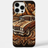 巻き上げクラシック路のフードスクープ Case-Mate iPhoneケース (裏面)