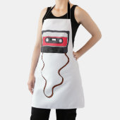 巻き取り式カセットテープ混合テープレトロヴィンテージ エプロン (インサイチュ)