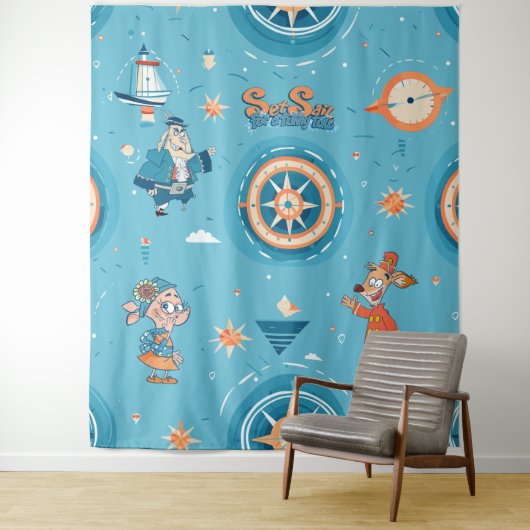 巻き取り用におもしろい帆を張る タペストリー (インサイチュ)