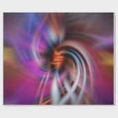 巻き抽象芸術 ラッピングペーパー (フラット)