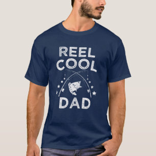 巻き枠のクールなパパのおもしろいな漁師メンズワイシャツ Tシャツ