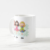 巻き枠のプリンセス コーヒーマグカップ (正面左)