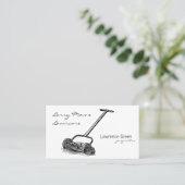 巻き枠の芝刈り機 名刺 (スタンド正面)