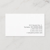 巻き枠の芝刈り機 名刺 (裏面)