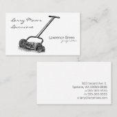 巻き枠の芝刈り機 名刺 (正面/裏面)