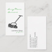 巻き枠の芝刈り機 名刺 (正面/裏面)