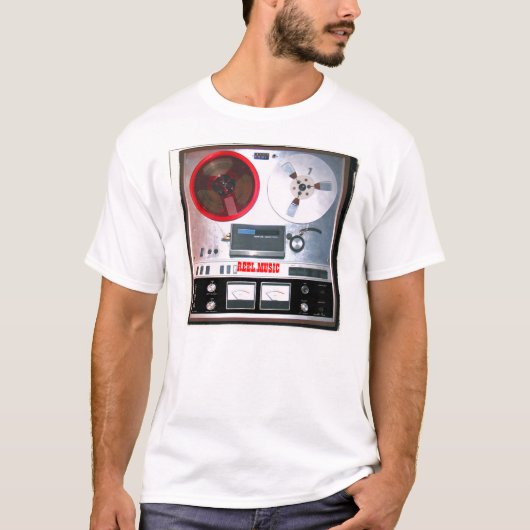 巻き枠音楽Tシャツ Tシャツ (正面)