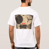 巻き枠音楽Tシャツ Tシャツ (裏面)