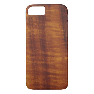 巻き毛のハワイアンのKoaの木製のスタイル iPhone 8/7ケース