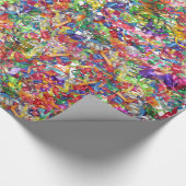 巻き毛のリボンの包装紙 ラッピングペーパー (角)