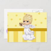 巻き毛の天使 ポストカード (正面/裏面)