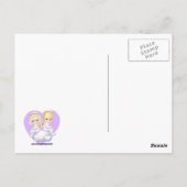 巻き毛の天使 ポストカード (裏面)