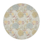 巻き毛の庭を表示するパターン カッティングボード (正面)