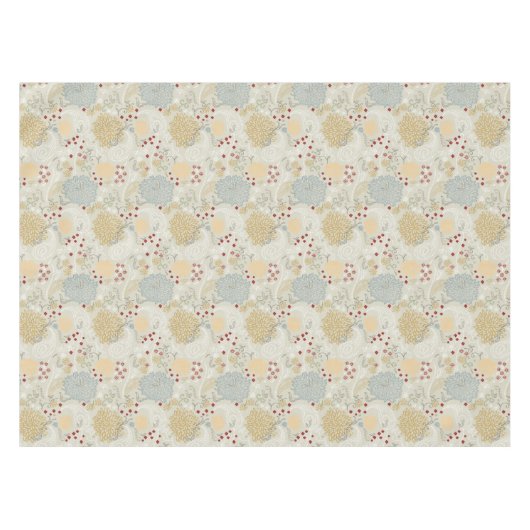 巻き毛の庭を表示するパターン テーブルクロス (正面(横))