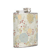 巻き毛の庭を表示するパターン フラスク (右)