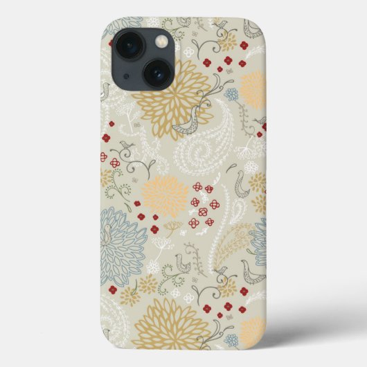 巻き毛の庭を表示するパターン Case-Mate iPhoneケース (裏面)