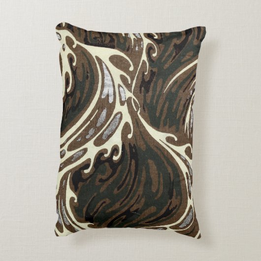 巻き毛の海洋波 アクセントクッション (裏面(縦))