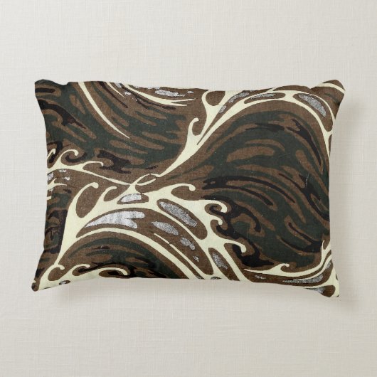 巻き毛の海洋波 アクセントクッション (裏面)