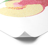 巻き毛の甘い桃 ポスター (角)