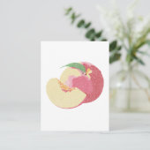 巻き毛の甘い桃 ポストカード (スタンド正面)