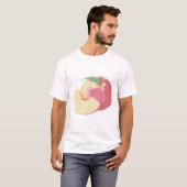 巻き毛の甘い桃 Tシャツ (正面フル)
