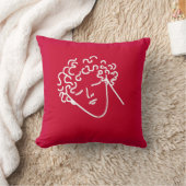 巻き毛の赤い人 クッション (ブランケット)