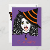 巻き毛の魔女サンダー_コーブ ポストカード (正面/裏面)