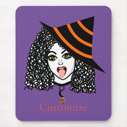 巻き毛の魔女サンダー_コーブ マウスパッド (正面)