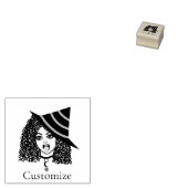 巻き毛の魔女サンダー_コーブ ラバースタンプ (押印)