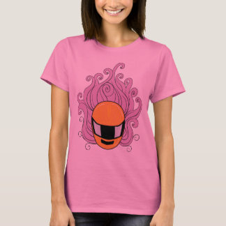 巻き毛のRider女性長袖 Tシャツ